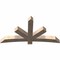 Ekena Millwork Alberta Smooth Timber Gable Bracket, Douglas Fir, 72"W x 39"H x 5 1/2"D x 5 1/2"F, 13/12 Pitch GBW072X39X0606ALB00SDF - alternate 4